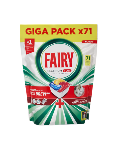 FAIRY Platinum Plus All In One Lemon Kapsułki do Zmywarki 71 sztuk