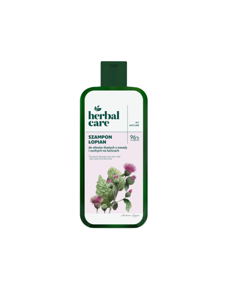 HERBAL CARE Szampon do Włosów Łopian 330ml