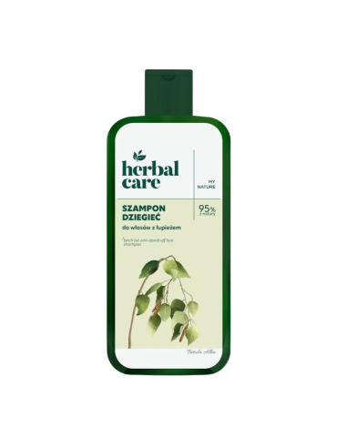 HERBAL CARE Szampon do Włosów z Łupieżem Dziegieć 330ml