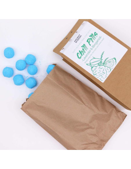 Chill Pills Zestaw Kul Musujących 350 g - Lawenda i Bergamotka