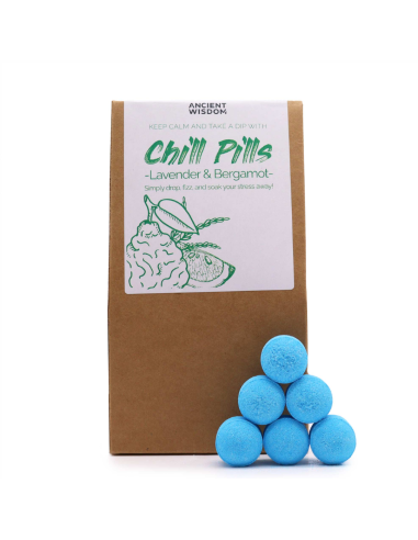 Chill Pills Zestaw Kul Musujących 350 g - Lawenda i Bergamotka