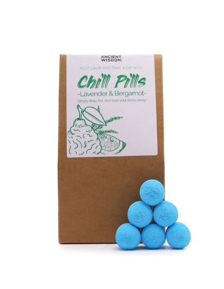Chill Pills Zestaw Kul Musujących 350 g - Lawenda i Bergamotka