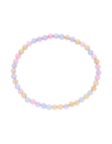 BRANSOLETKA JADEIT MORGANITOWY KULE 4,5 mm