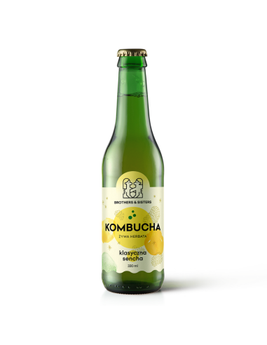 BROTHERS & SISTERS Kombucha Klasyczna Sencha 330ml