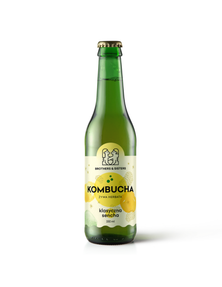 BROTHERS & SISTERS Kombucha Klasyczna Sencha 330ml