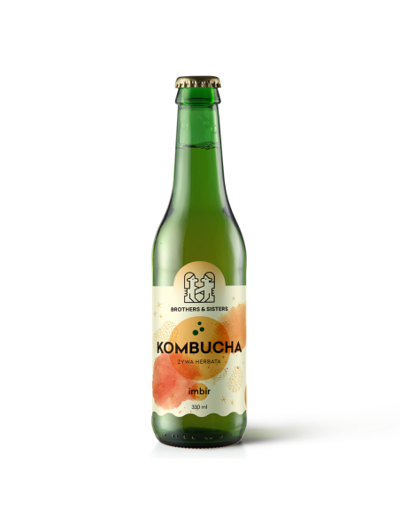 BROTHERS & SISTERS Kombucha Imbir 330ml