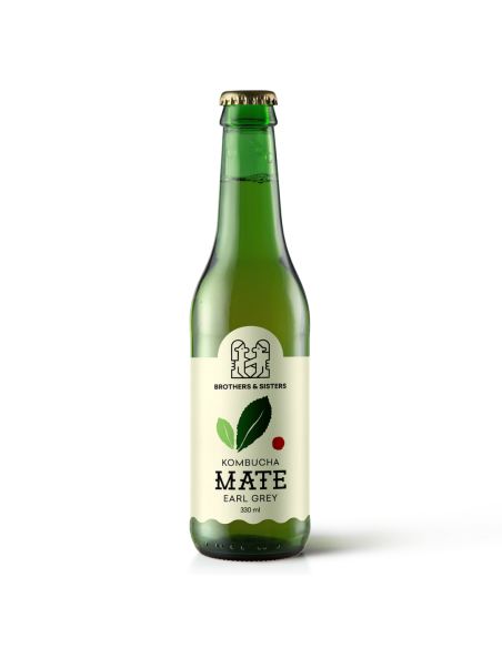 BROTHERS & SISTERS Kombucha Mate Earl Grey 330ml