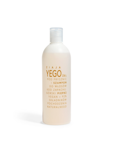 ZIAJA Yego Żel pod Prysznic i Szampon Górski Pieprz 400ml