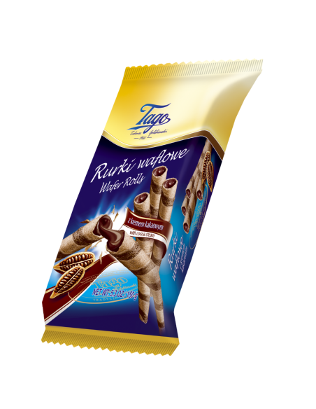 TAGO Rurki Waflowe Kakaowe 150g