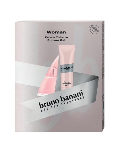 BRUNO BANANI Zestaw Woman Żel Pod Prysznic 50ml + Woda Toaletowa 30ml